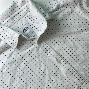 Mens Zara Button Down Collared Shirt